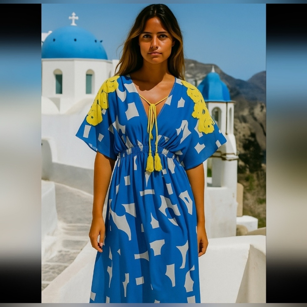 Elegant maxi Eleria Cortes Caftan / Cover up